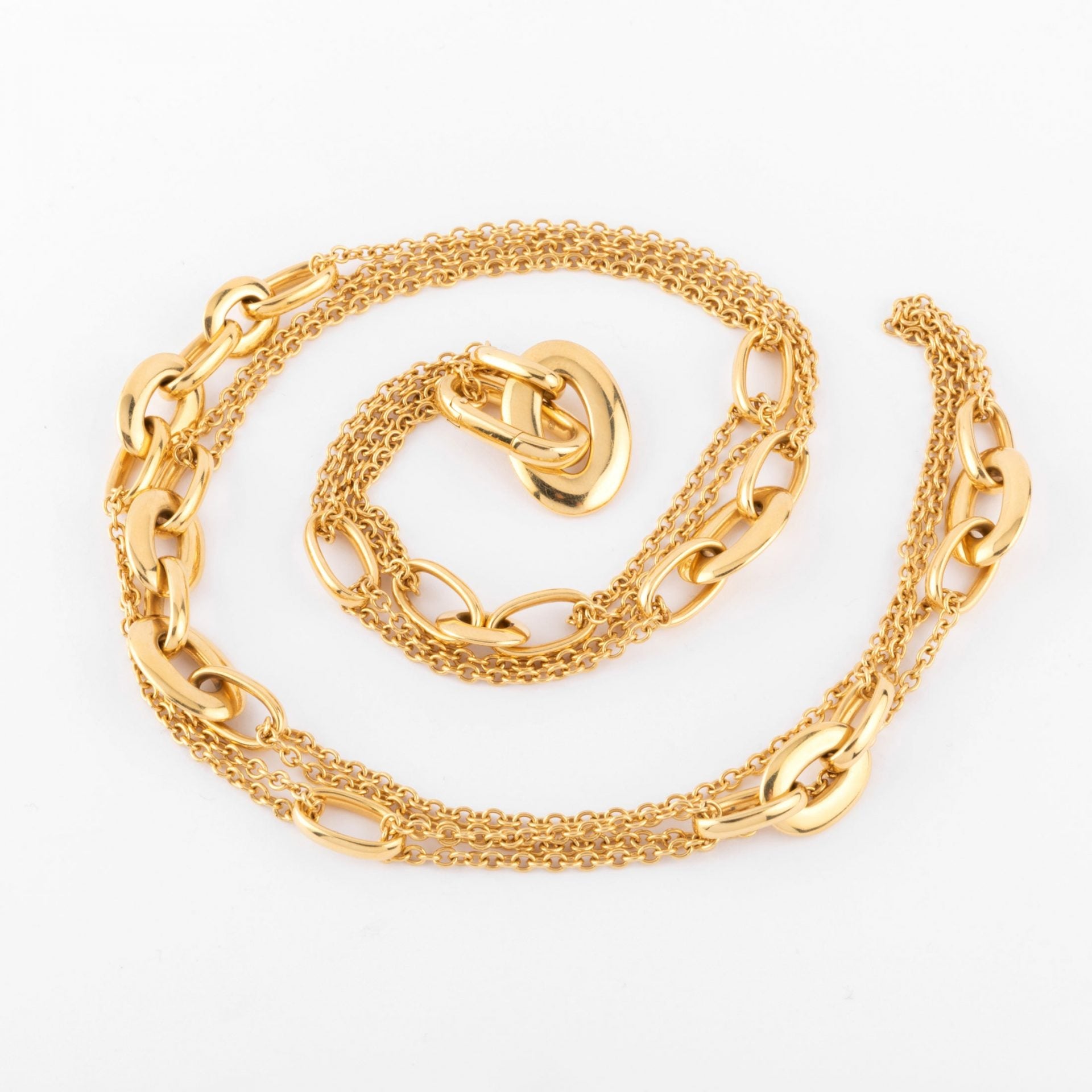 Pomellato, yellow gold necklace