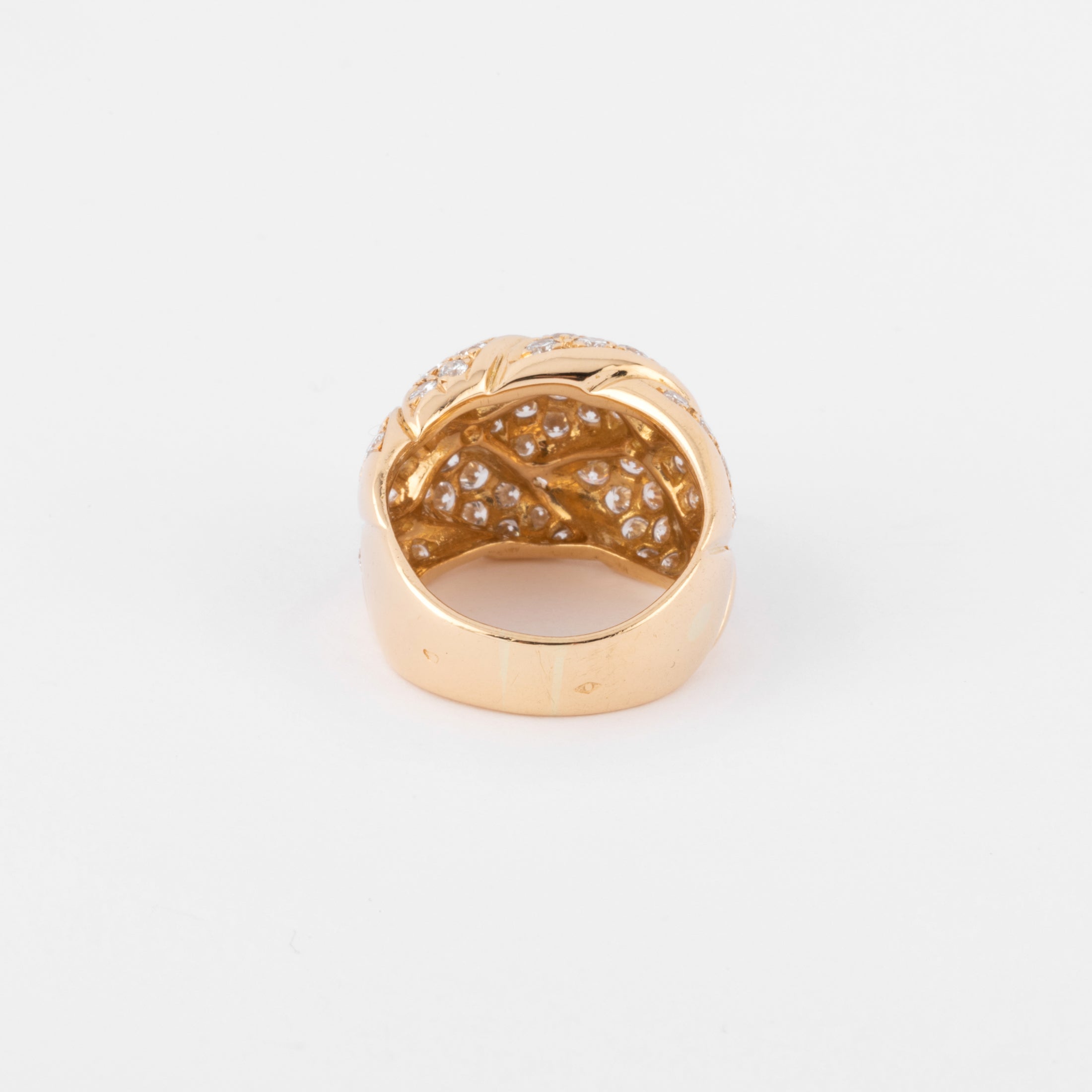 Van Cleef & Arpels, yellow gold and diamond ring