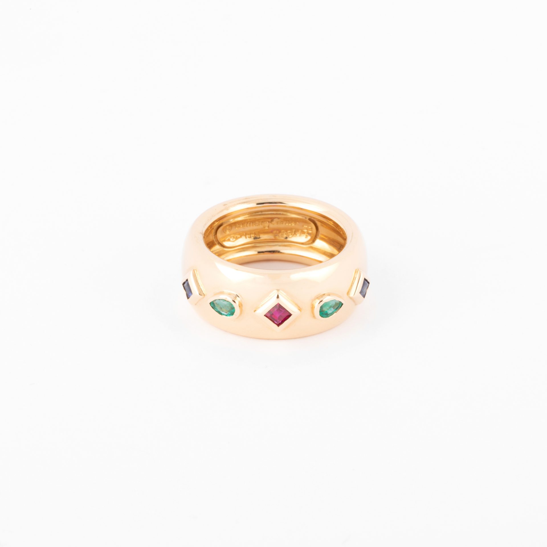 Cartier, Ring with colored stones