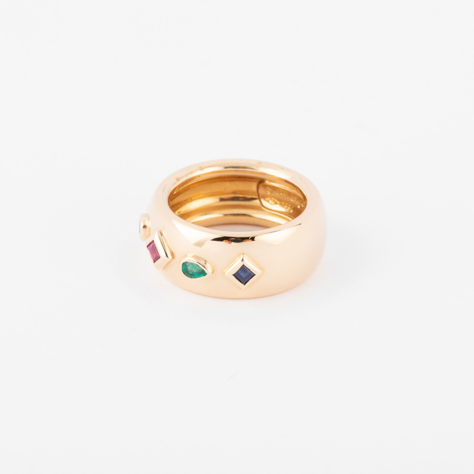 Cartier, Ring with colored stones