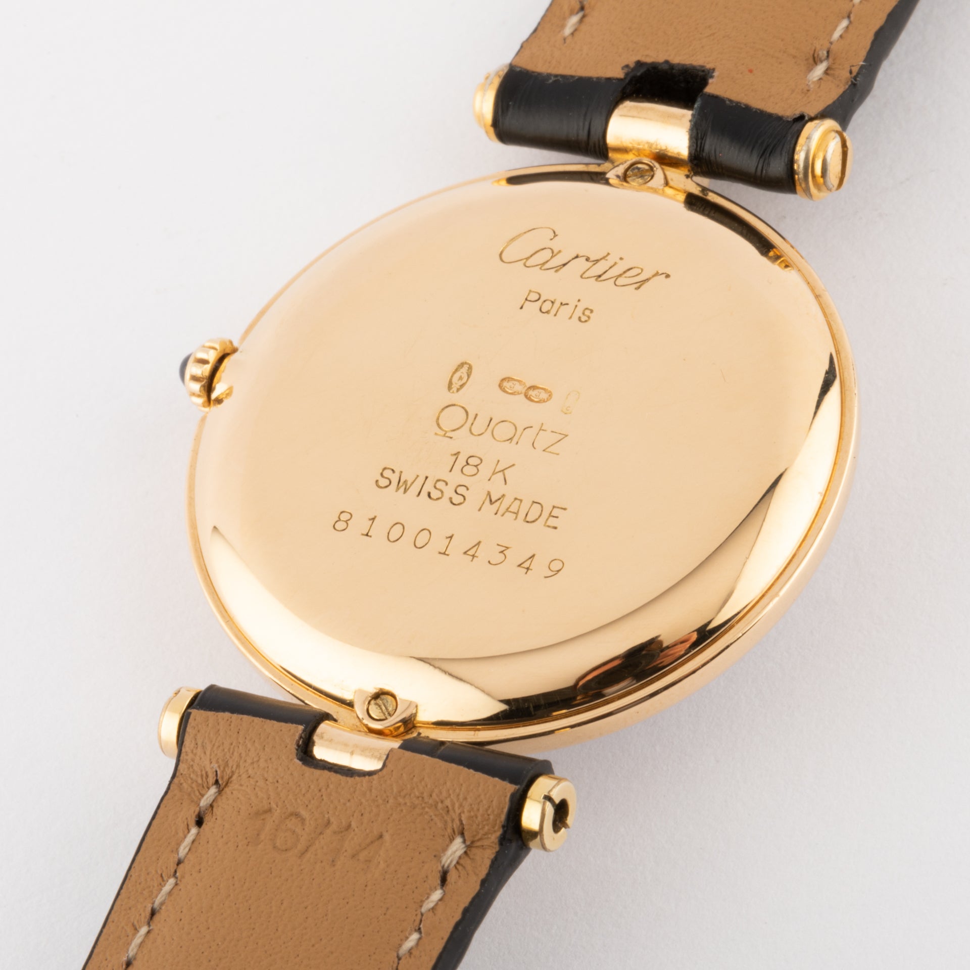 Cartier Vendôme watch in yellow gold