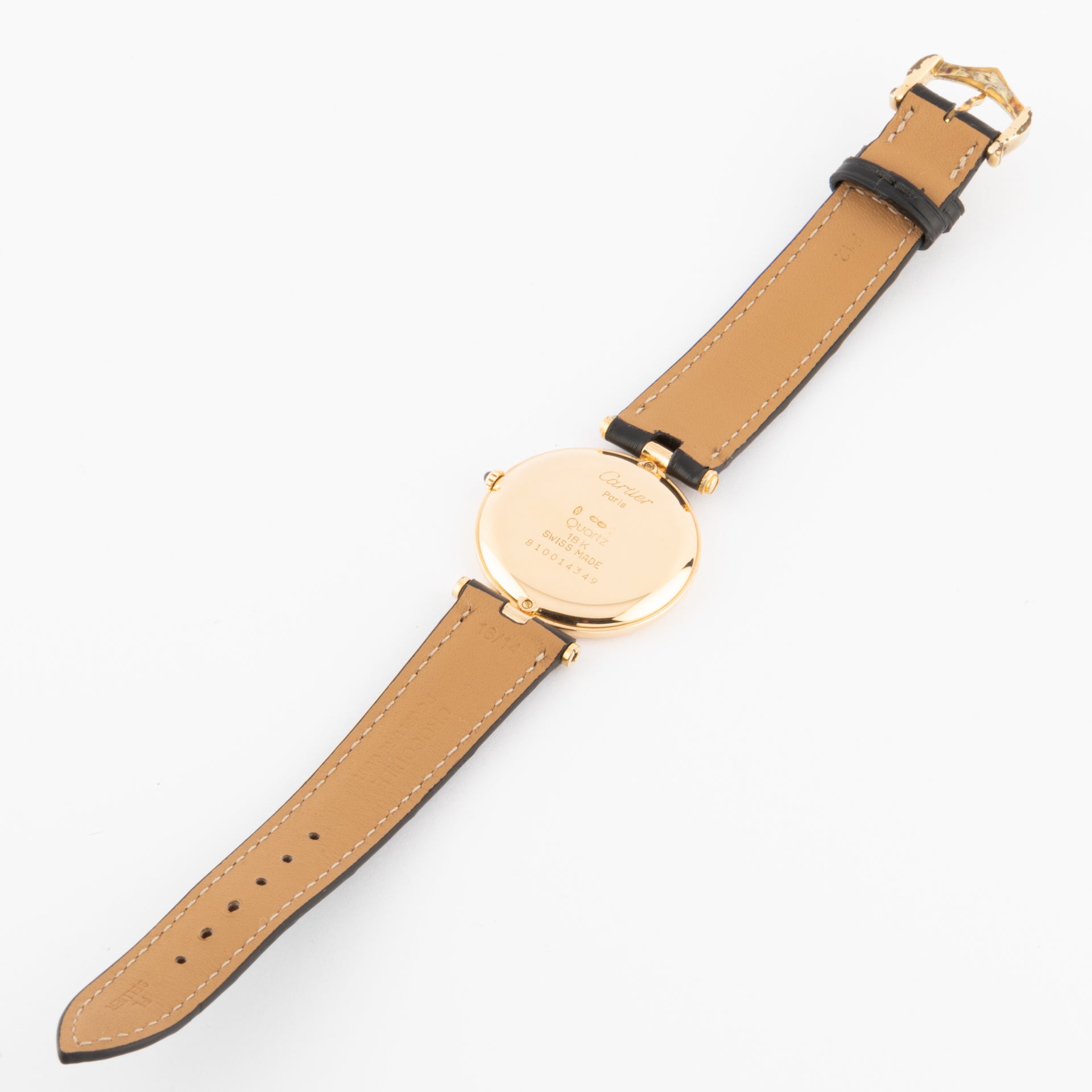Cartier Vendôme watch in yellow gold