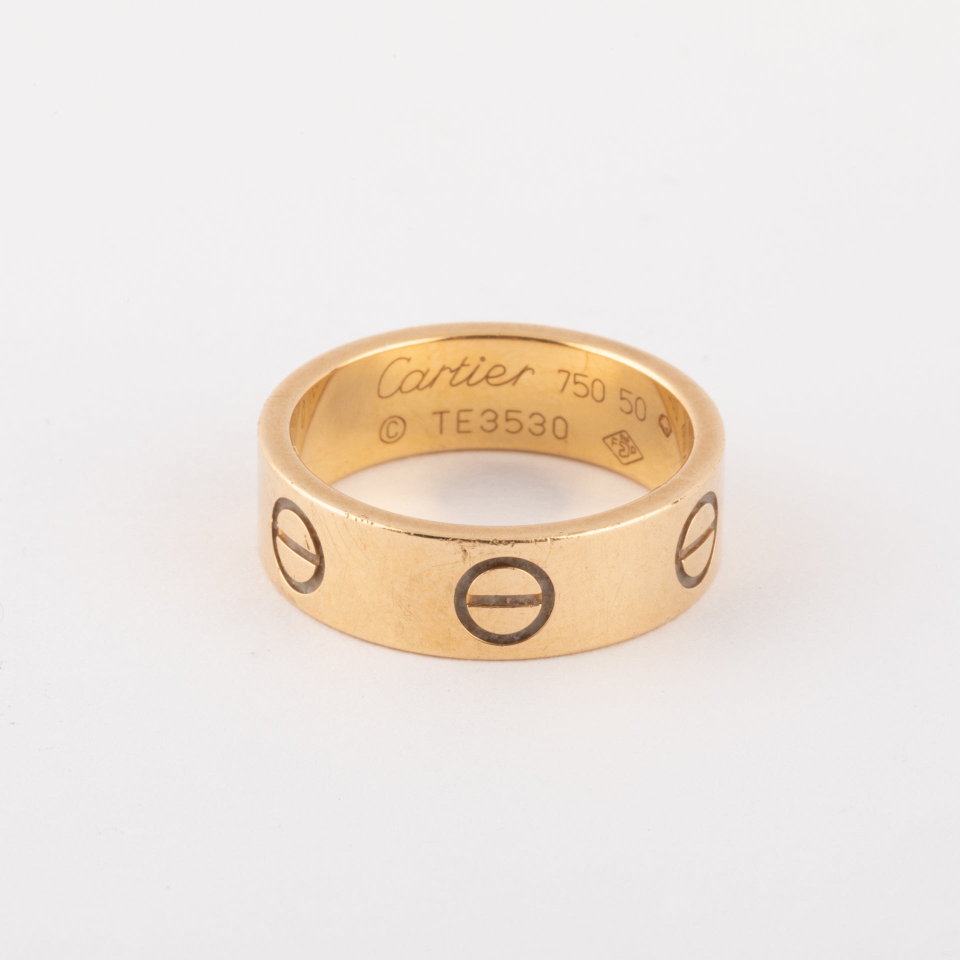 Bague "Love" or jaune