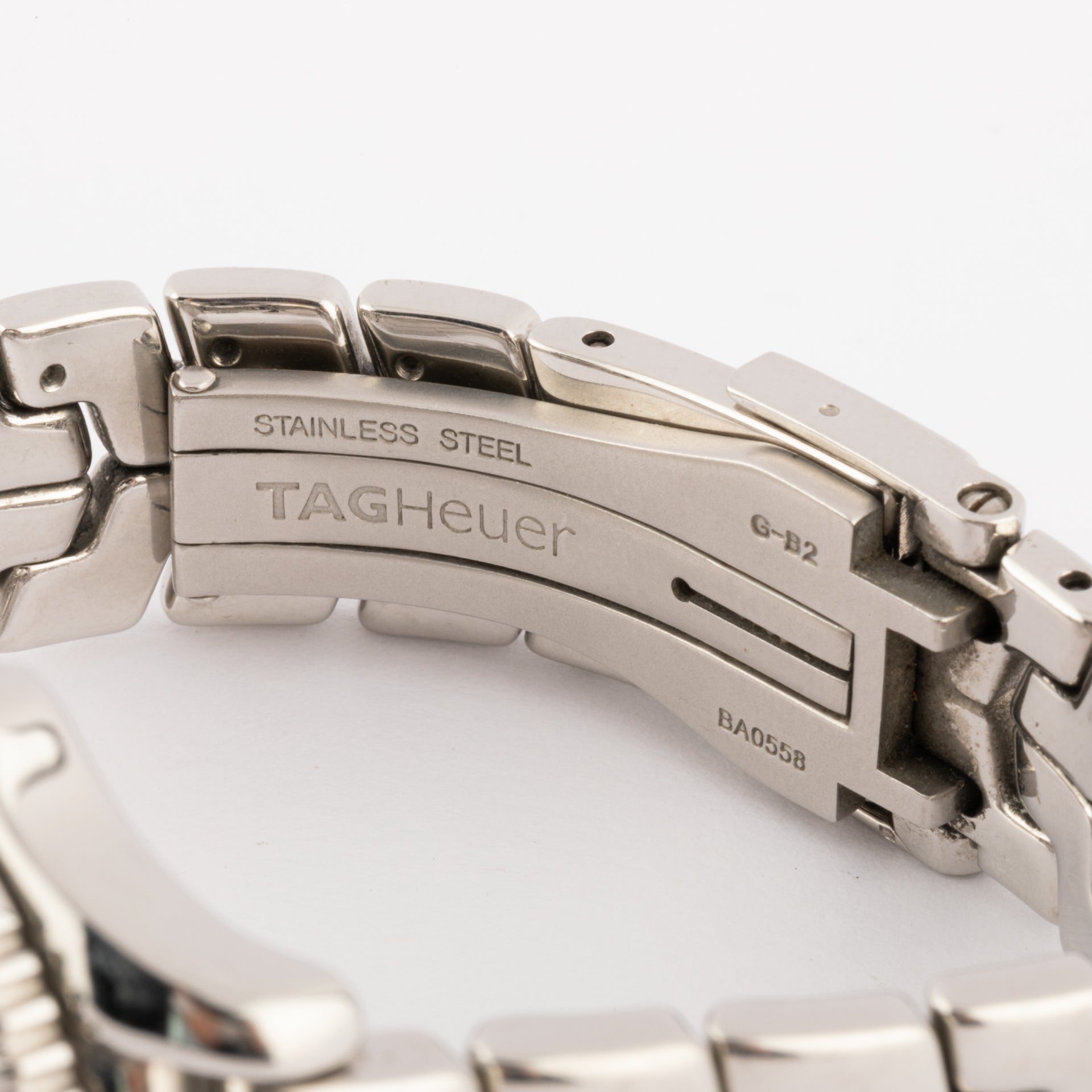 A Tag Heuer "professional" watch in steel, blue dial
