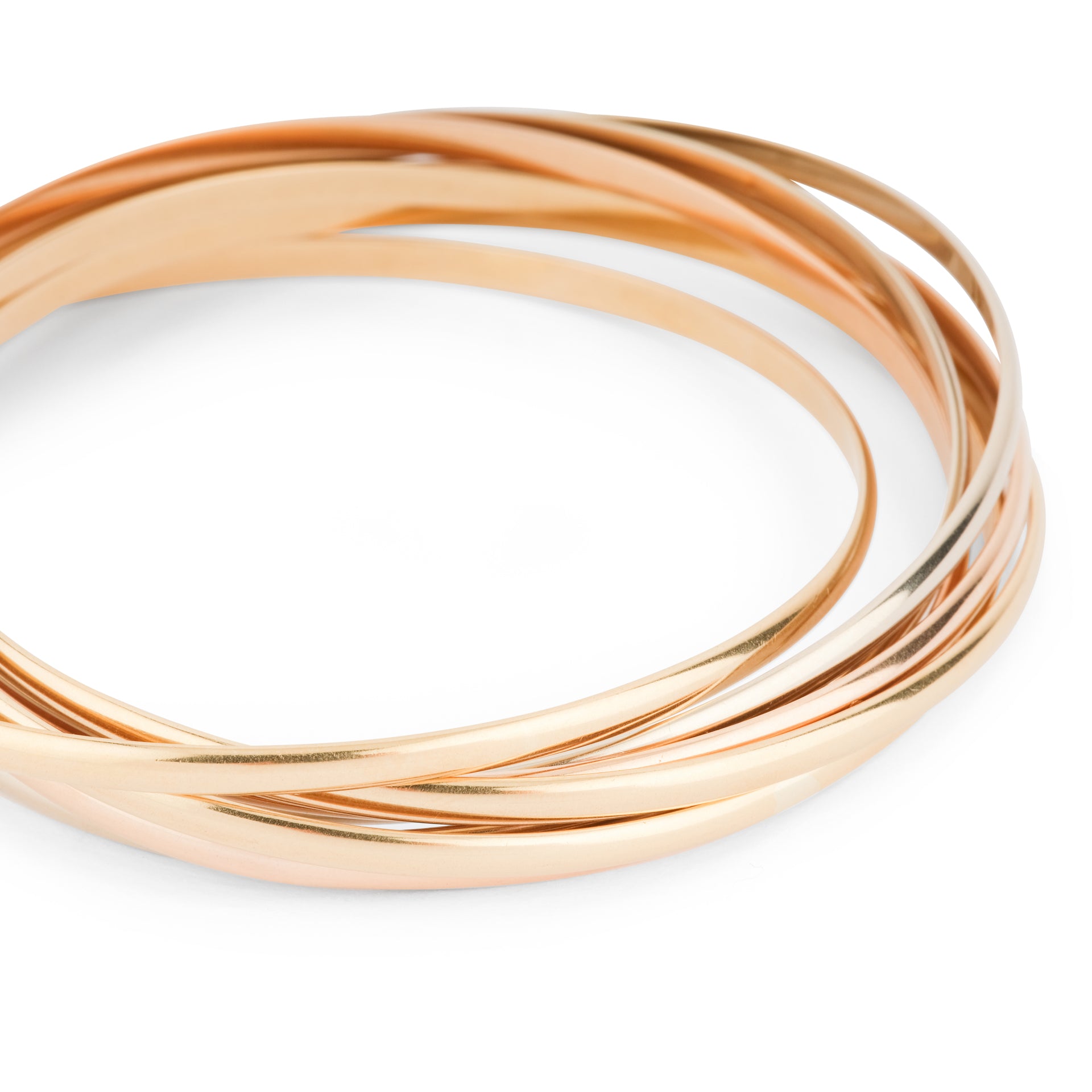Cartier, a "Trinity" bracelet, week-old.