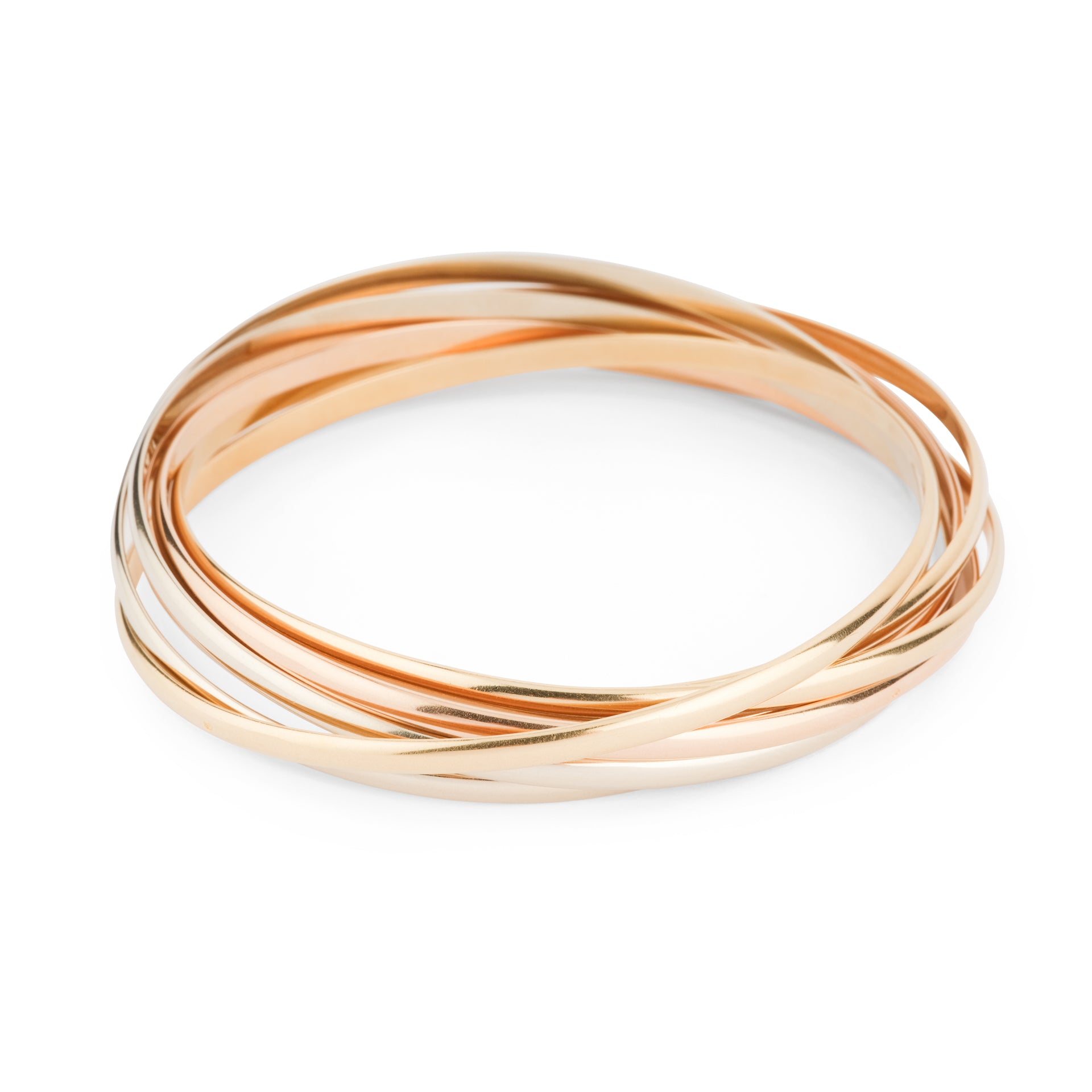 Cartier, a "Trinity" bracelet, week-old.