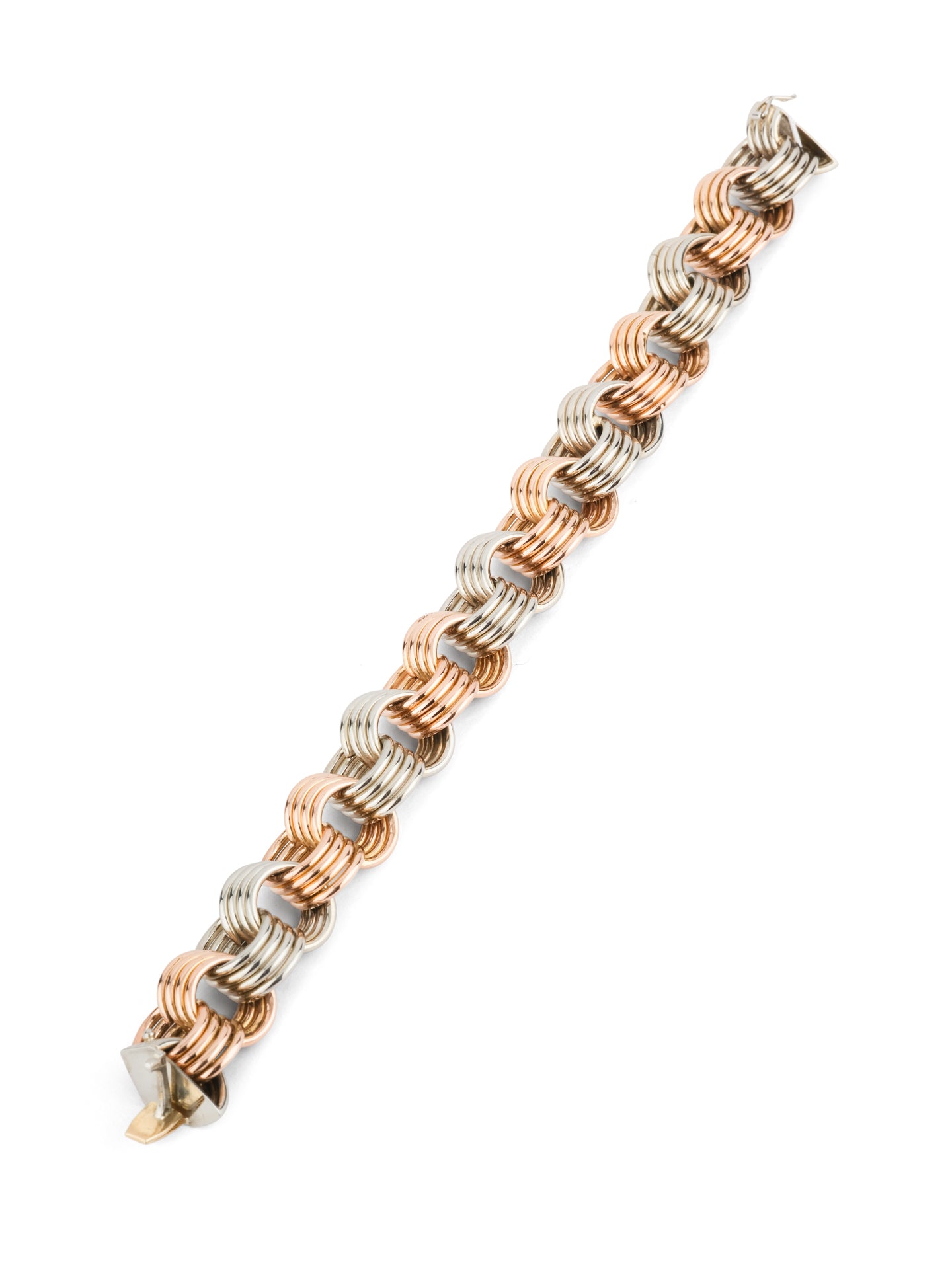 Bracelet signed Marchisio yellow gold and white gold