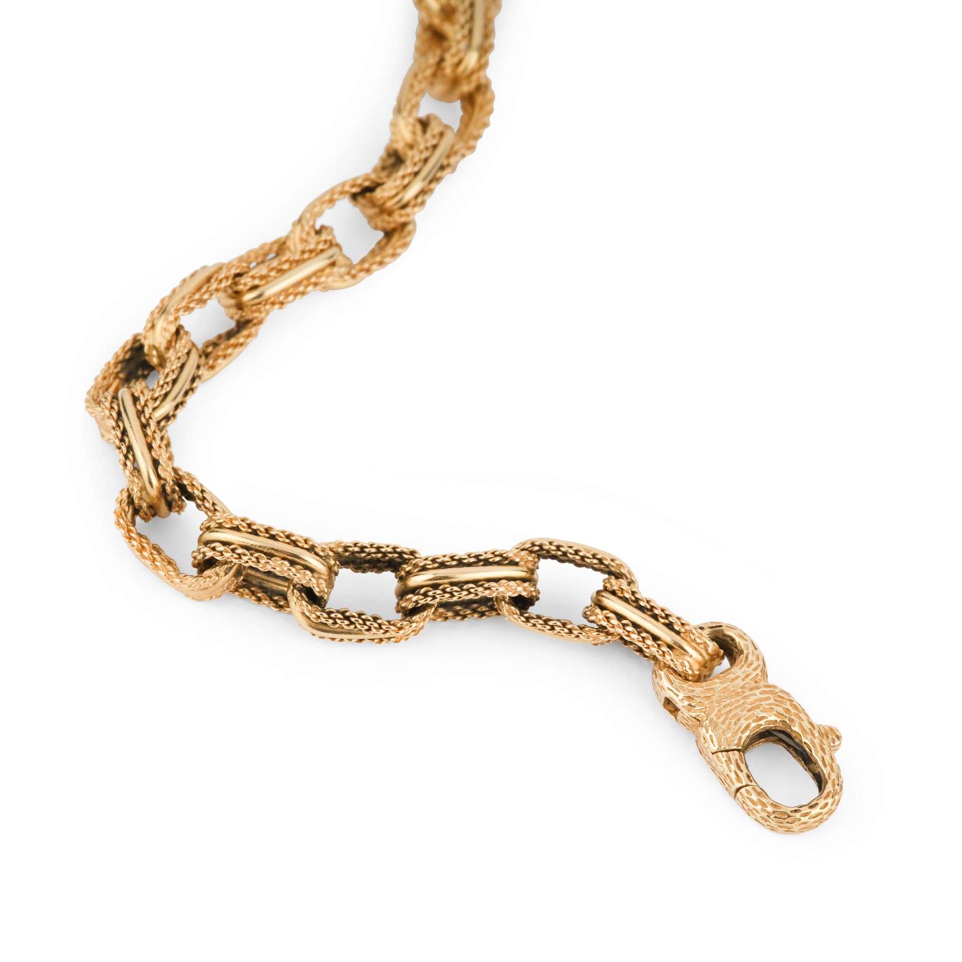 Vintage Fred bracelet in yellow gold