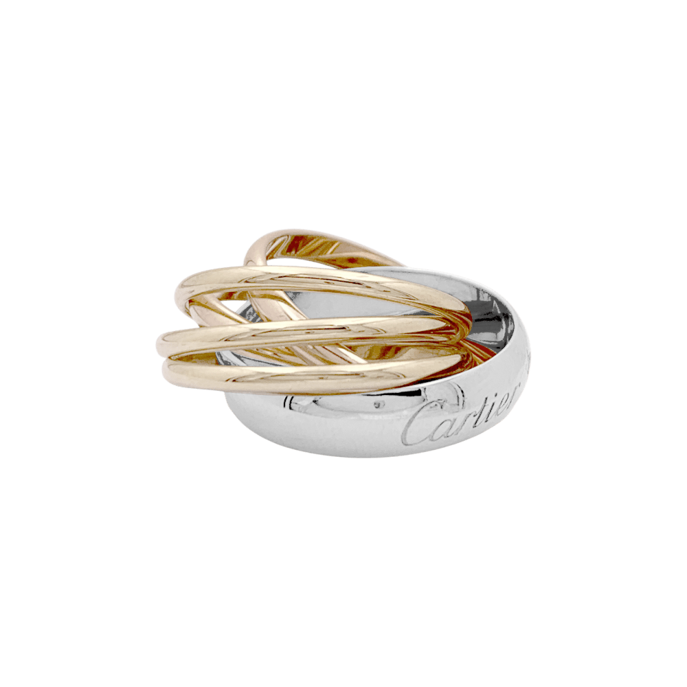 Bague Cartier, "Trinity", 3 tons d'or.