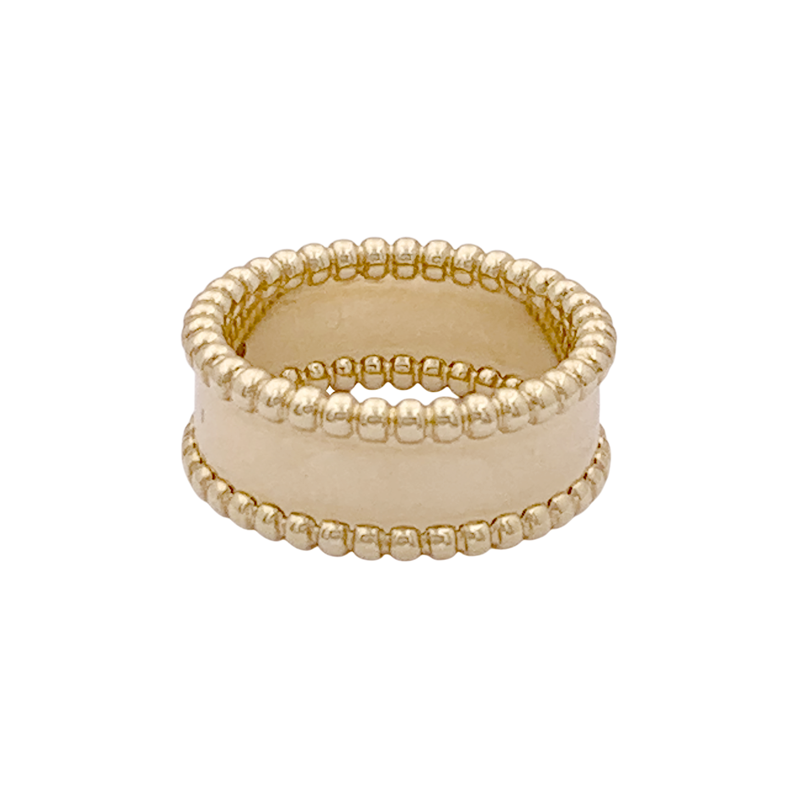 Bague Van Cleef & Arpels, "Perlée signature", or jaune.