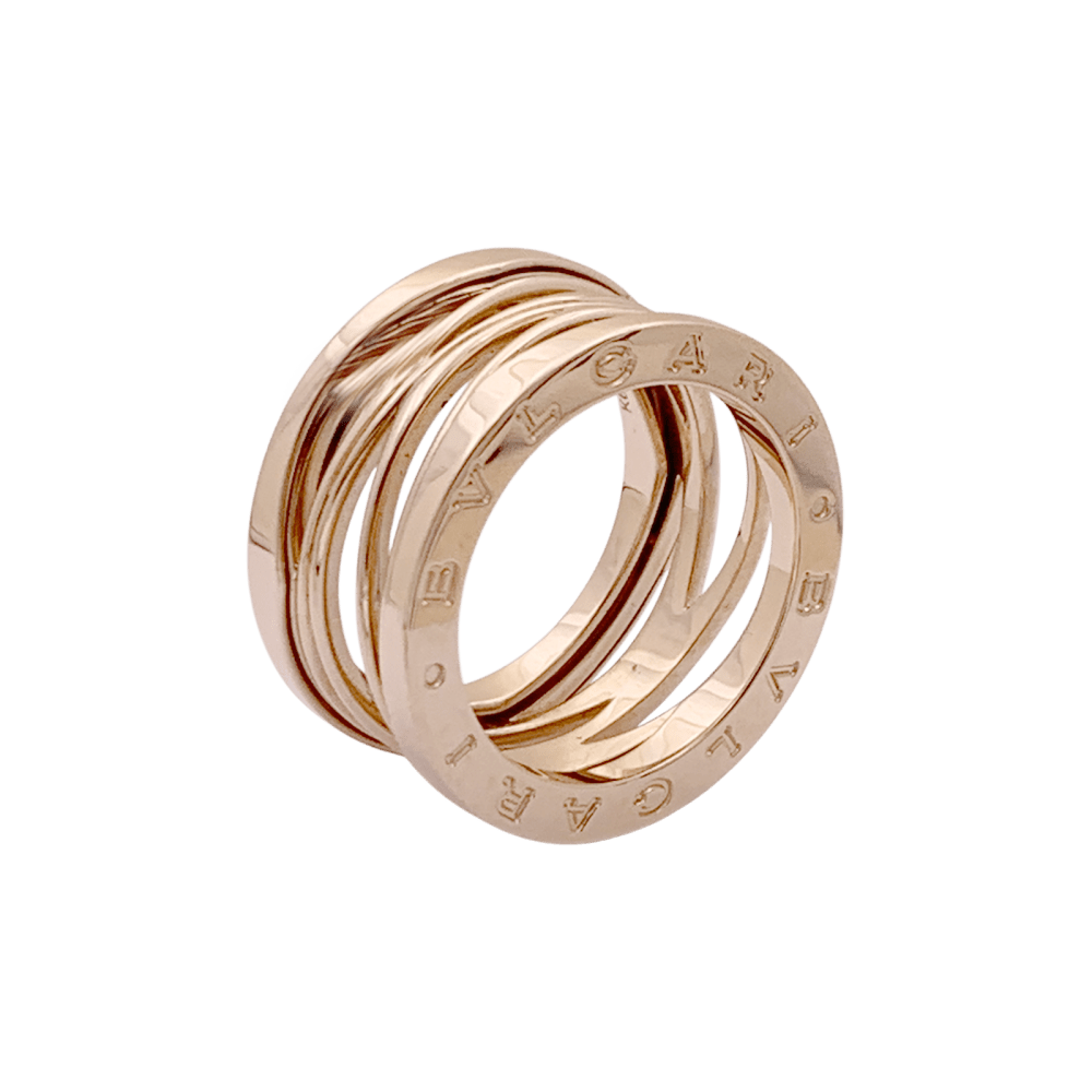 Bague Bulgari “B.Zero1 Zaha Hadid" en or rose.