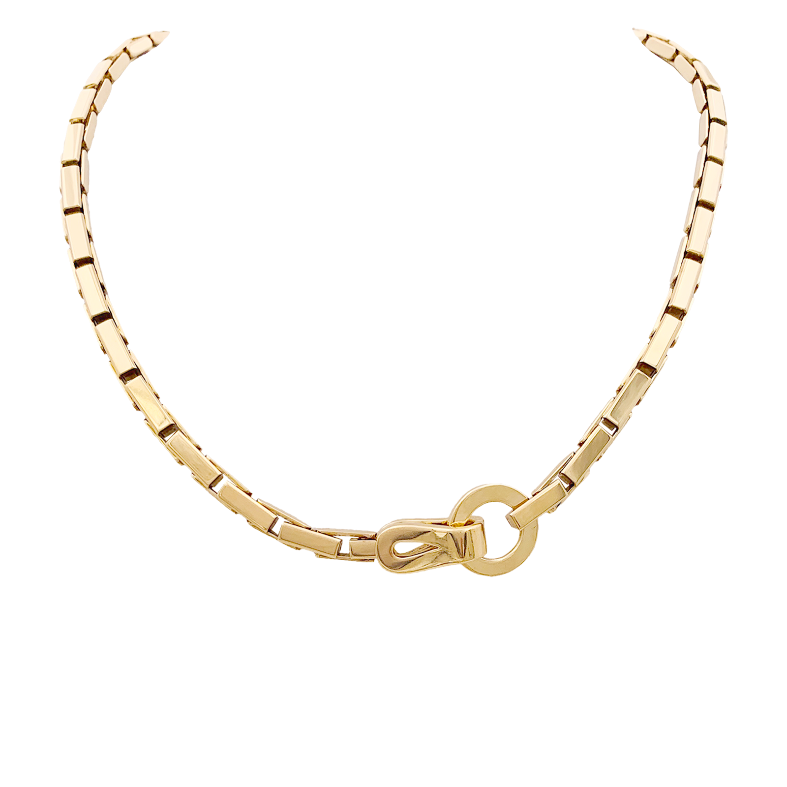 Collier Cartier, "Agrafe", or jaune.