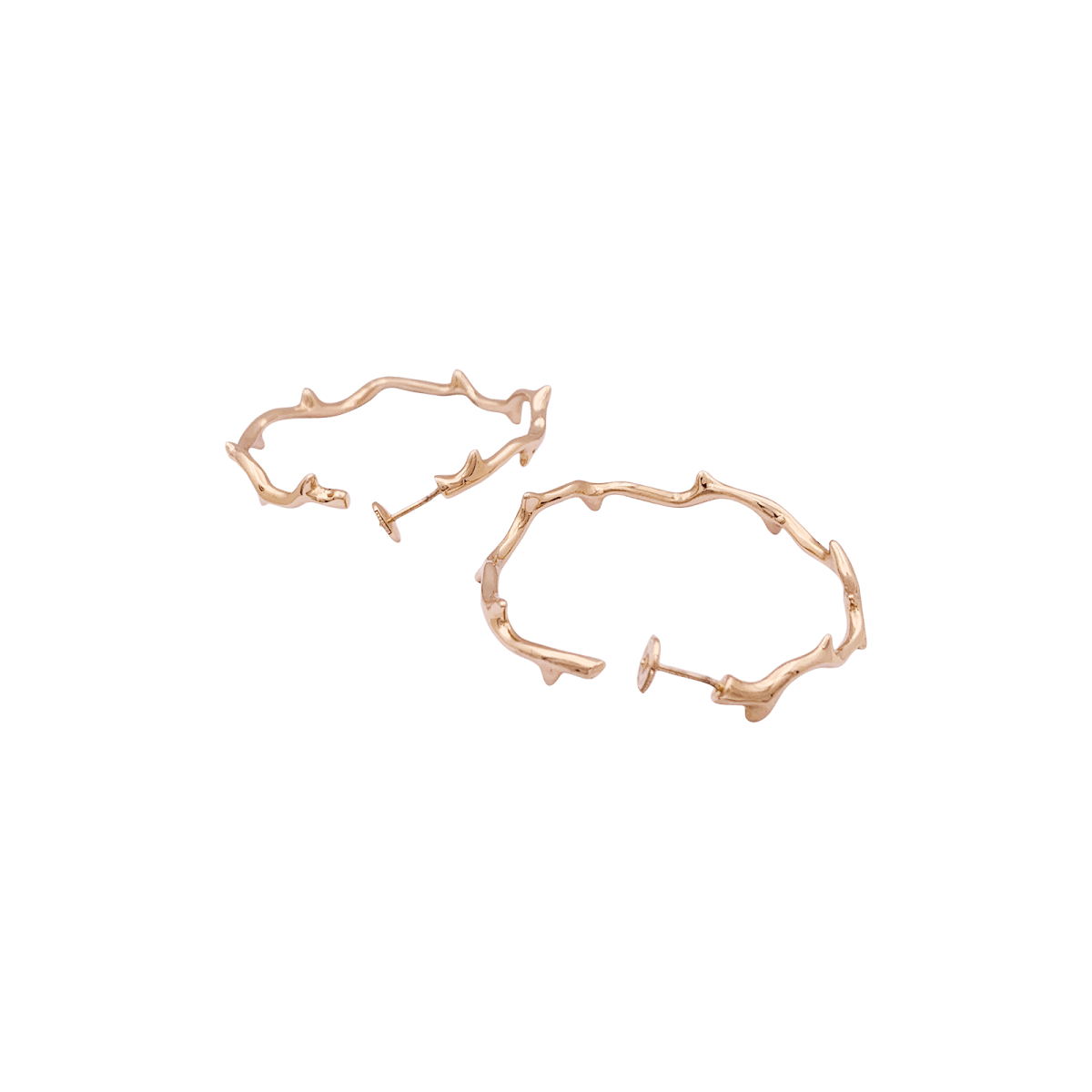 Boucles d'oreilles Dior, "Bois de Rose", or rose. - Maison Eloe