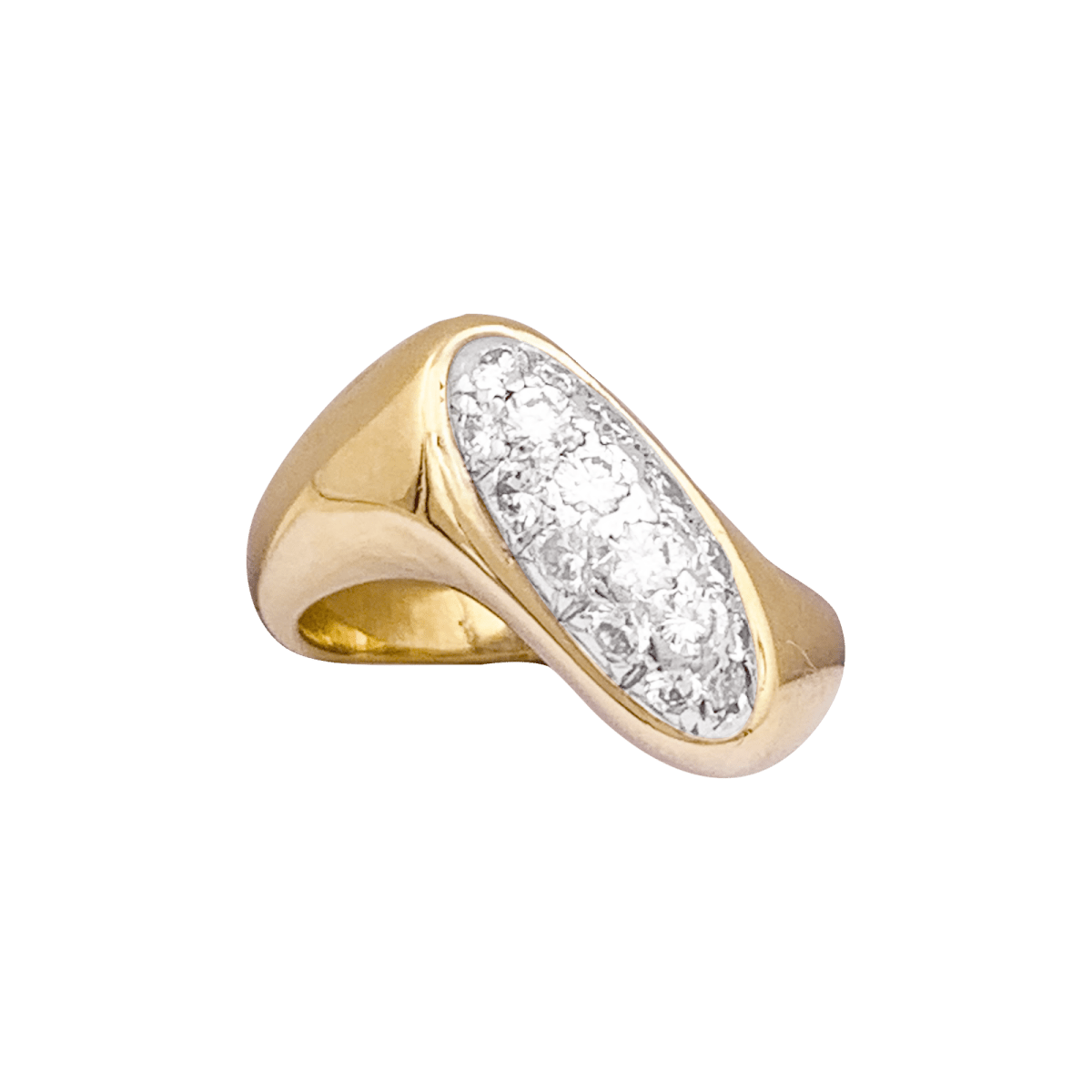 Bague BOUCHERON, or jaune et diamants - Maison Eloe