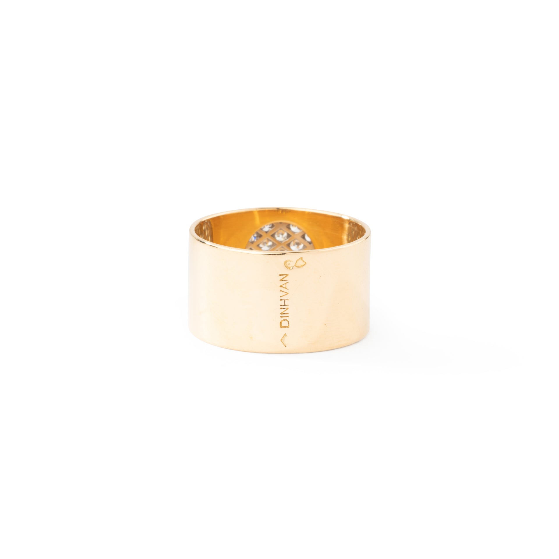 Dinh Van Anthéa ring in yellow gold and diamonds