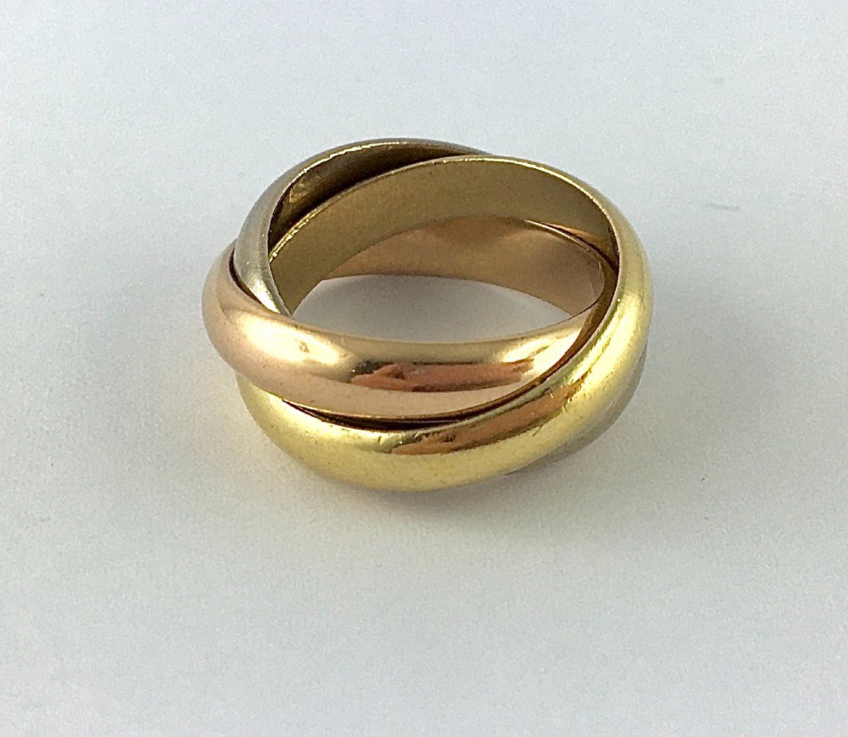 Cartier, Trinity Three Gold Classic Vintage Alliance Ring