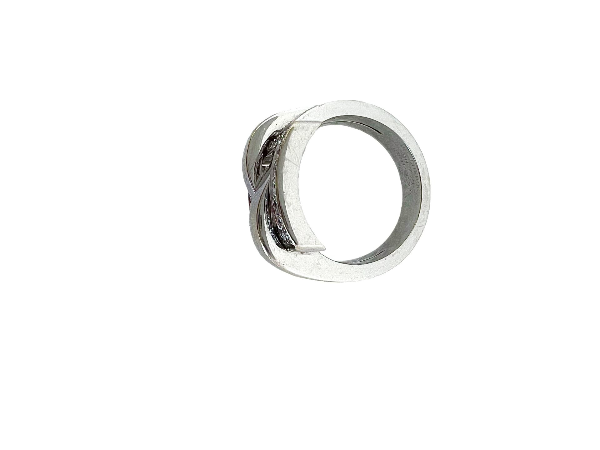 Bague Boucheron "déchainée", or gris et diamants