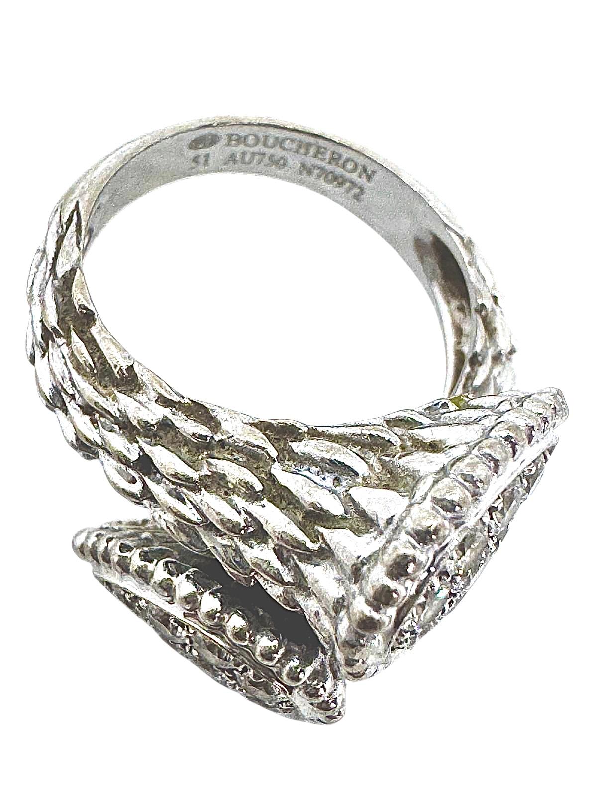 Boucheron "You and Me Bohemian Serpent Motif S" Ring
