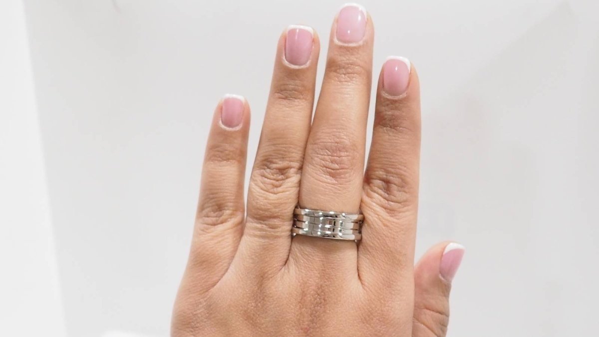 Bvlgari Bague BZéro1 Or blanc - Maison Eloe