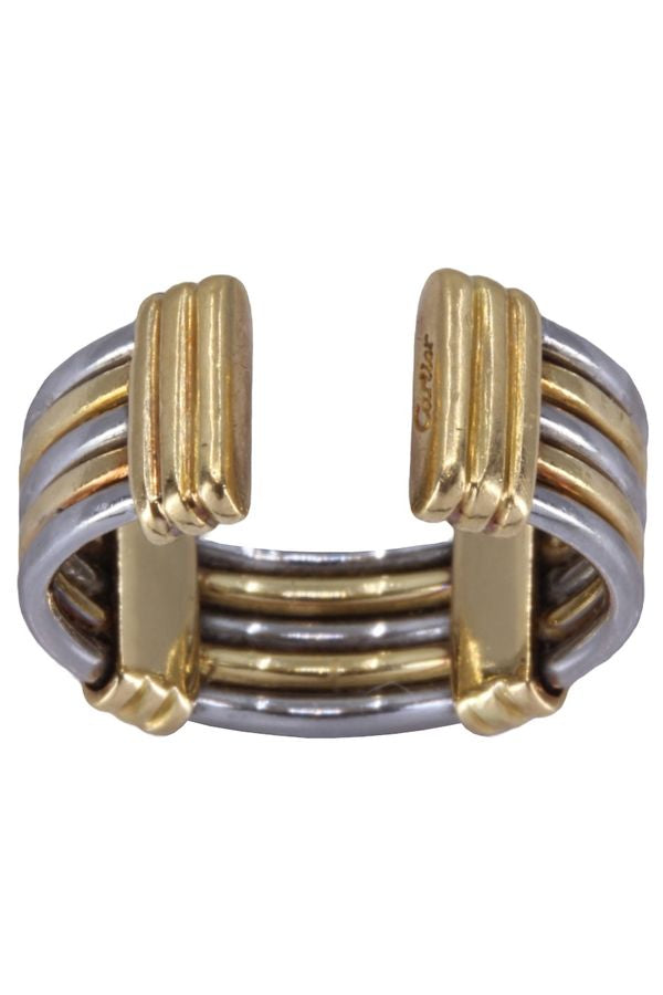Cartier, 18K gold and vintage steel ring