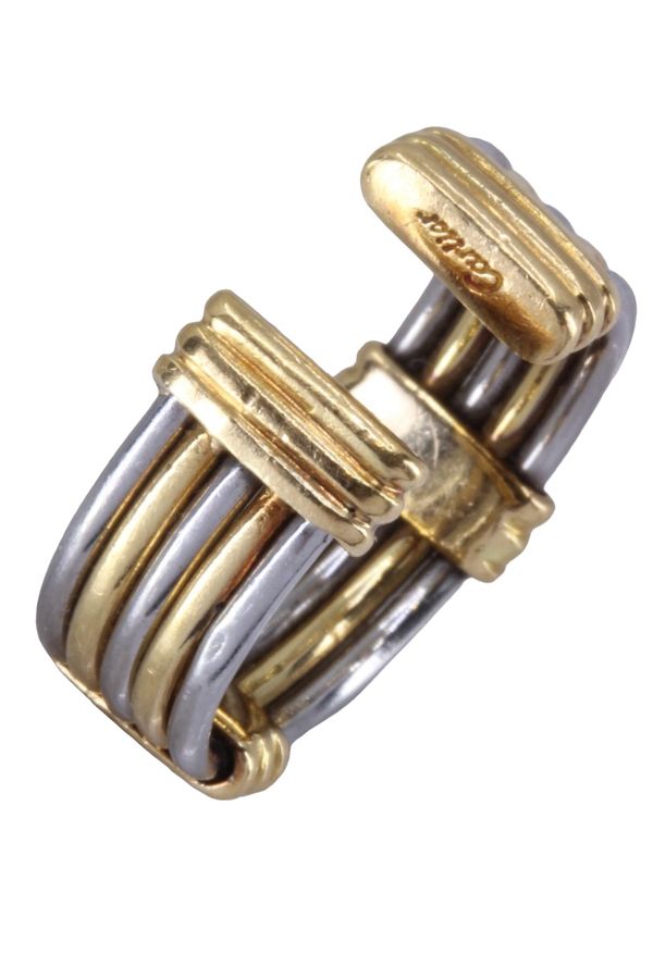 Cartier, 18K gold and vintage steel ring