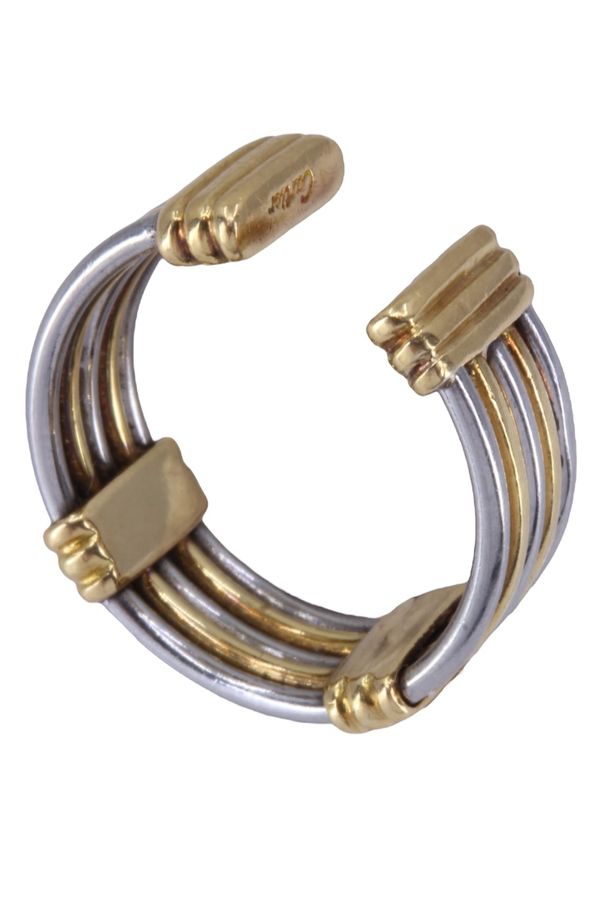 Cartier, 18K gold and vintage steel ring