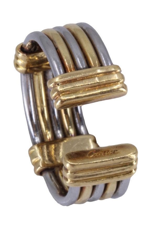 Cartier, 18K gold and vintage steel ring