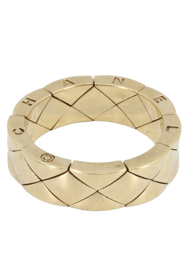 Chanel, Bague "Matelassée" or jaune