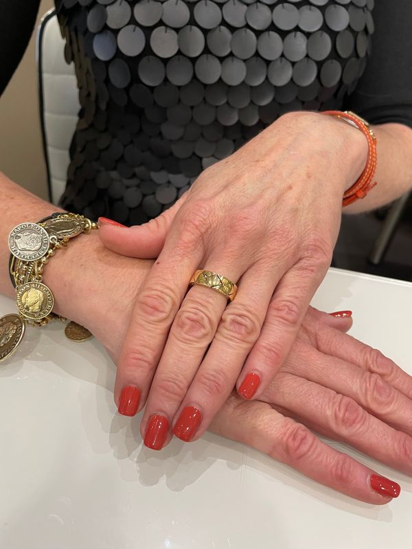 Chanel, Bague "Matelassée" or jaune