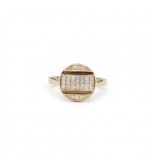 Chaumet, Bague "Class One Croisiere" or diamants