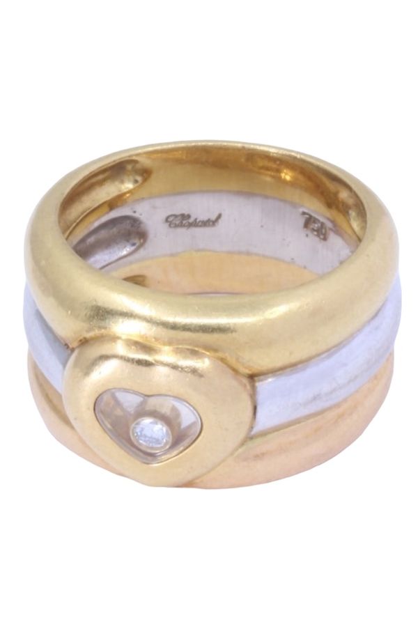 CHOPARD, Bague Happy diamond 3 ors