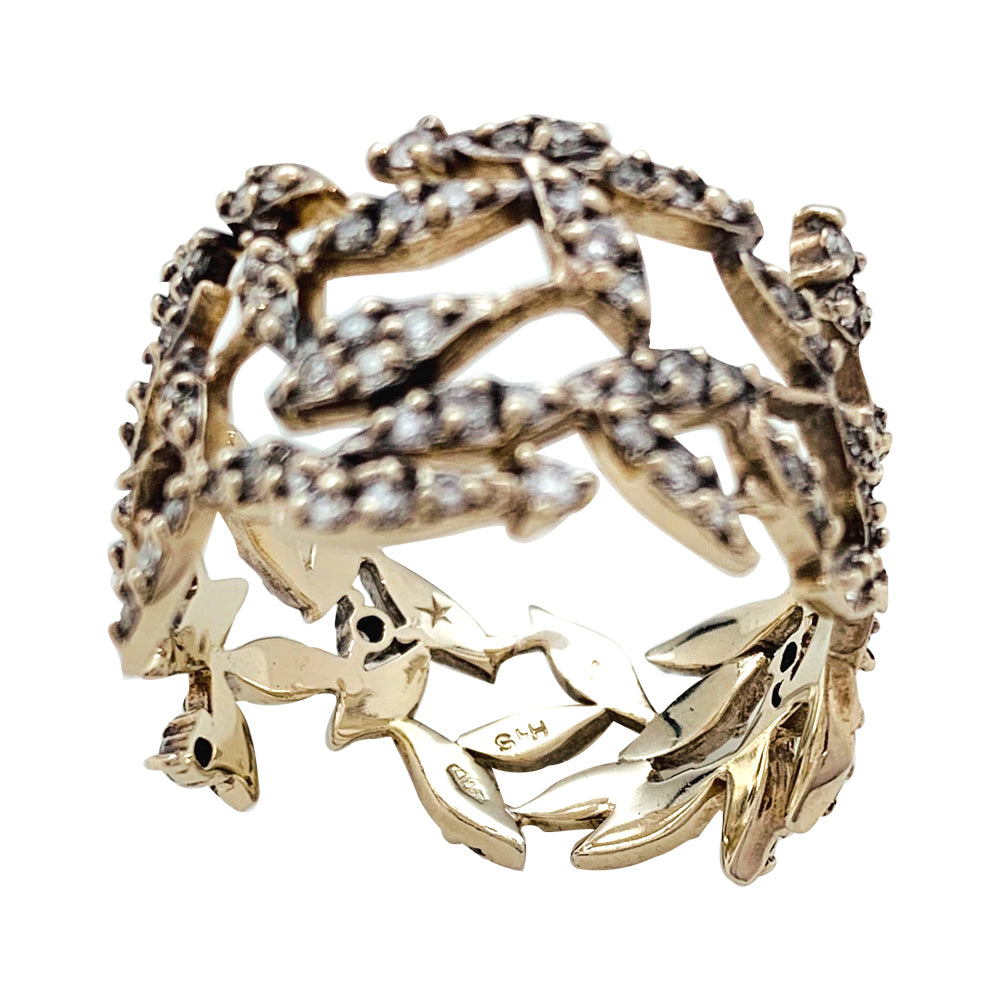 H.Stern ring, "Nature", gold, diamonds.