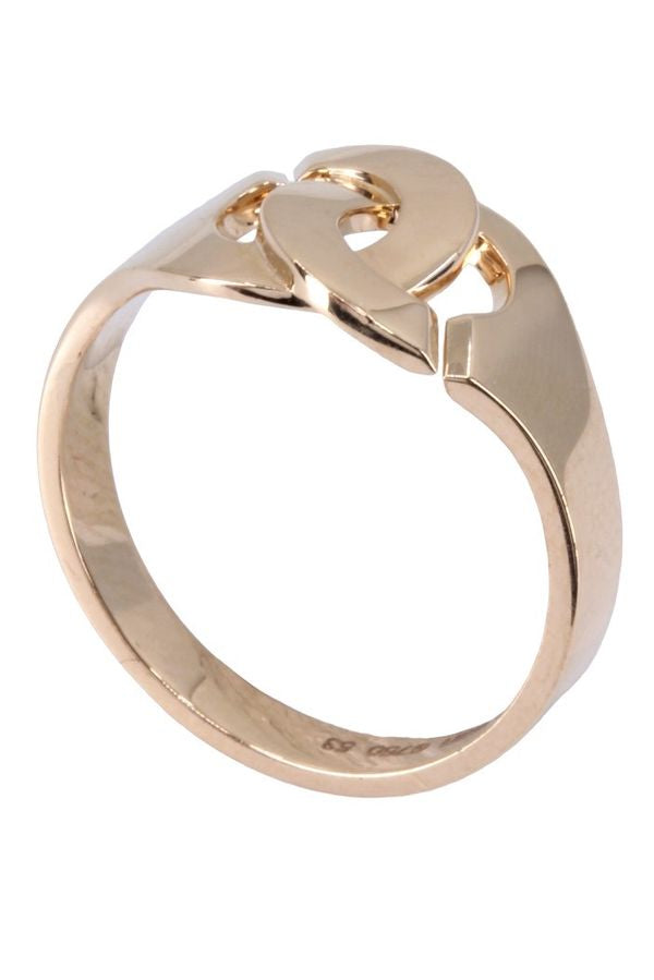 DINH VAN R10 YELLOW GOLD HANDCUFFS RING
