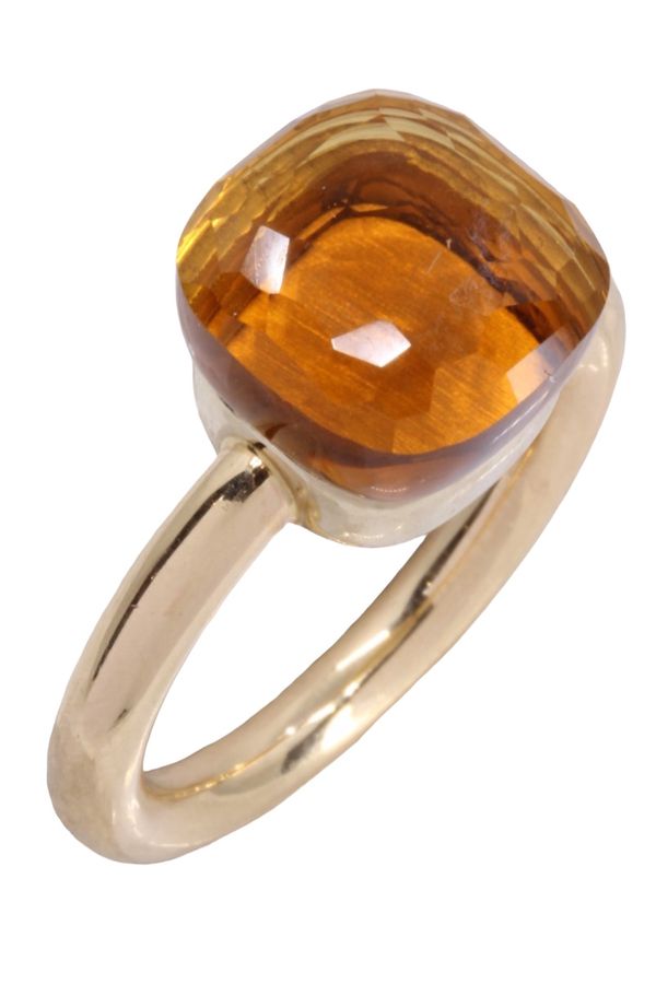 Pomellato, Bague nudo classic, en or jaune 18k, Citrine