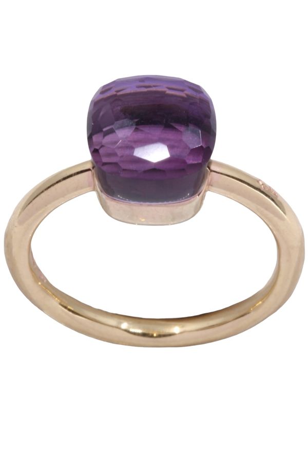 Pomellato, Bague nudo petit, en or jaune 18k, Améthyste