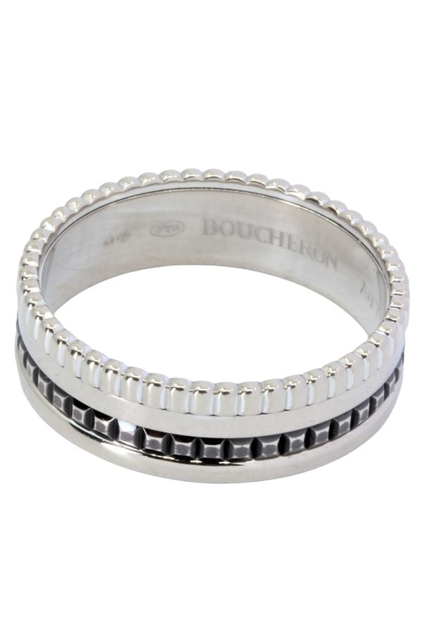 BOUCHERON 4 BLACK EDITION SMALL RING