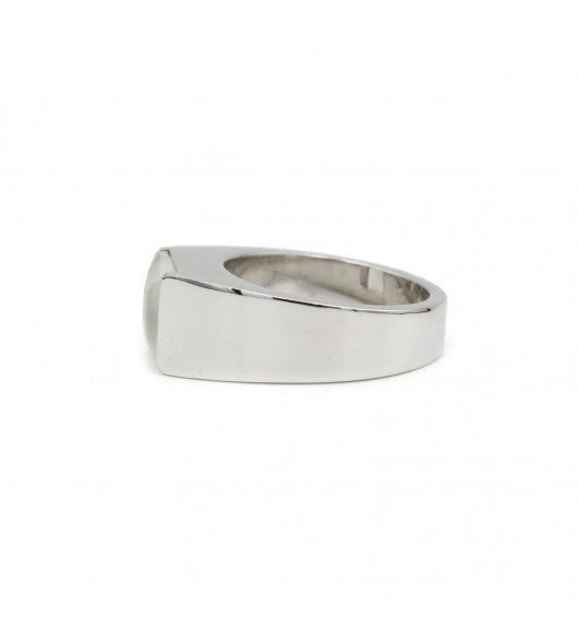 Cartier, Tank Ring, White Gold Moonstone