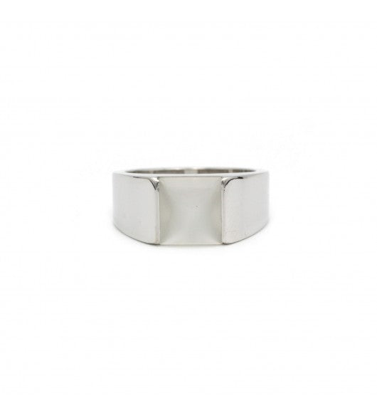 Cartier, Tank Ring, White Gold Moonstone