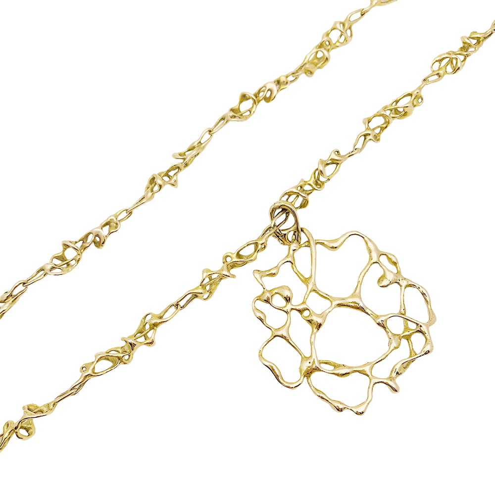 Mellerio vintage yellow gold necklace.