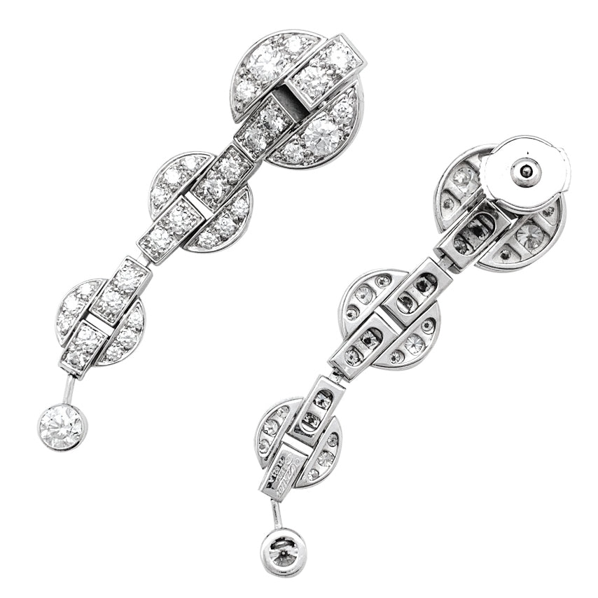 Vintage Cartier "Himalia" drop earrings