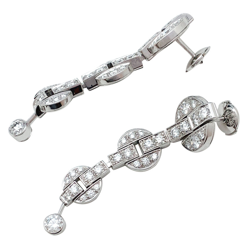 Vintage Cartier "Himalia" drop earrings