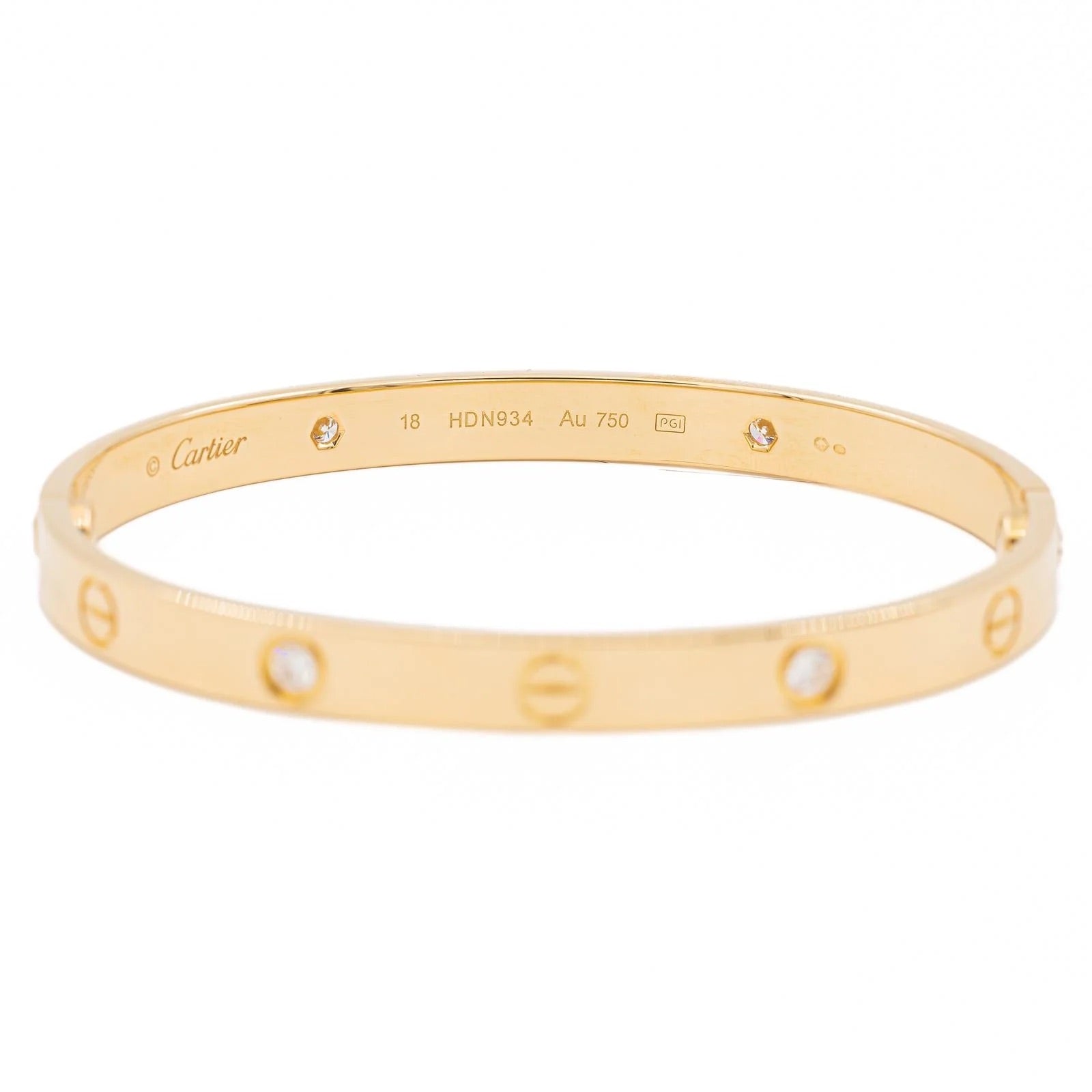 Cartier Jonc Love Bracelet Yellow gold Diamond
