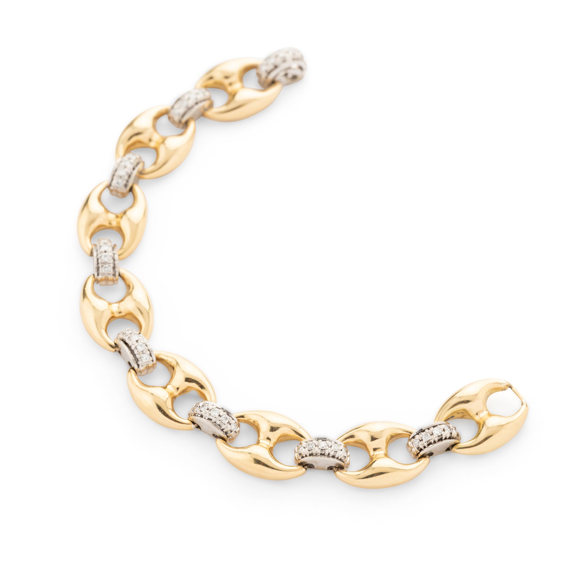 Piaget bracelet in yellow gold and vintage diamonds