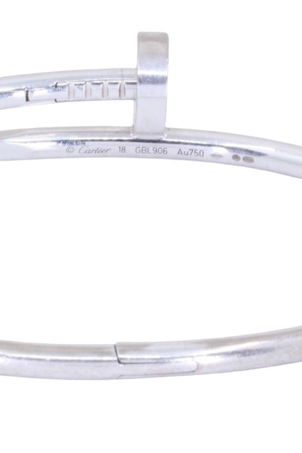 Bracelet Cartier "juste un clou" en or blanc