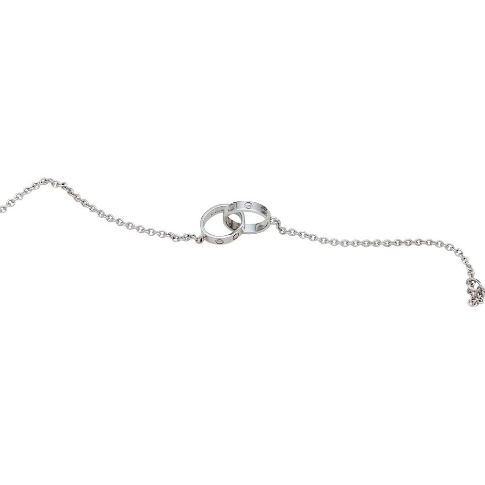 Cartier flexible bracelet, “Love”, white gold.