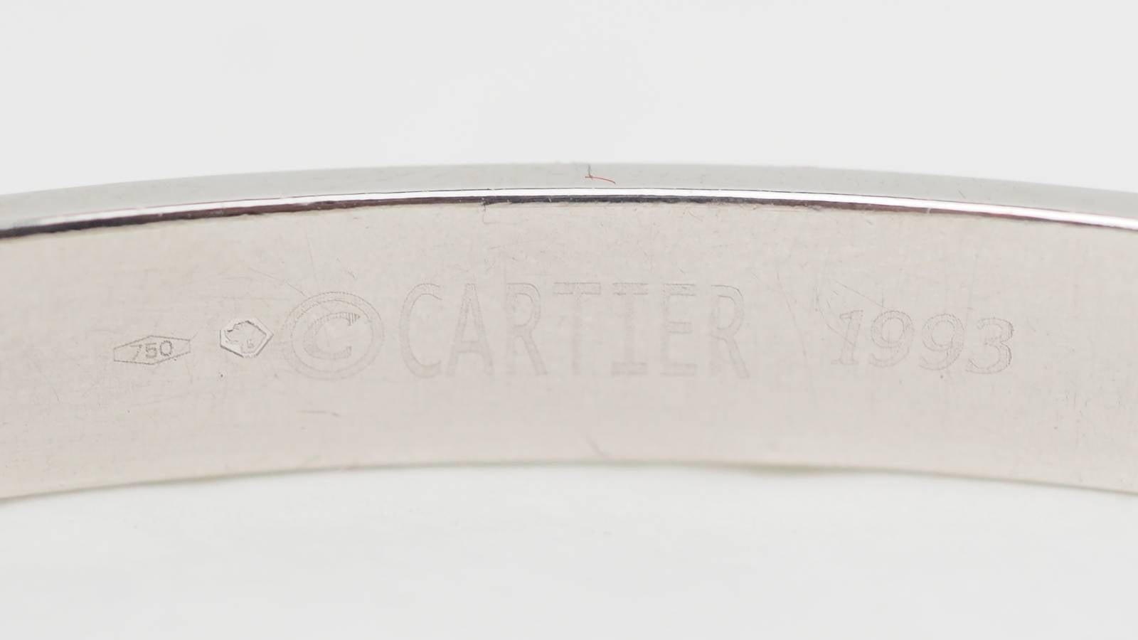 Cartier, Bracelet Love Or Blanc Vintage