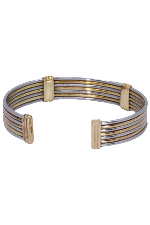 Cartier, vintage gold and steel bracelet