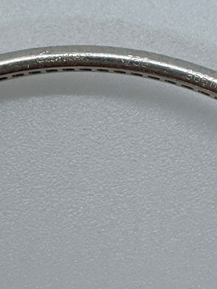 Bracelet Cartier Trinity Or blanc Diamants Vintage - Maison Eloe