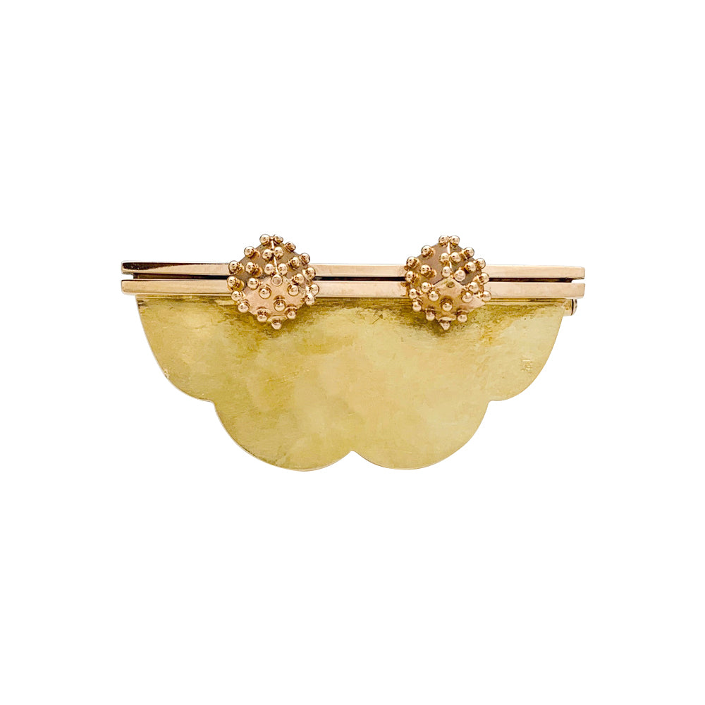 J. Desprès brooch in yellow and pink gold.