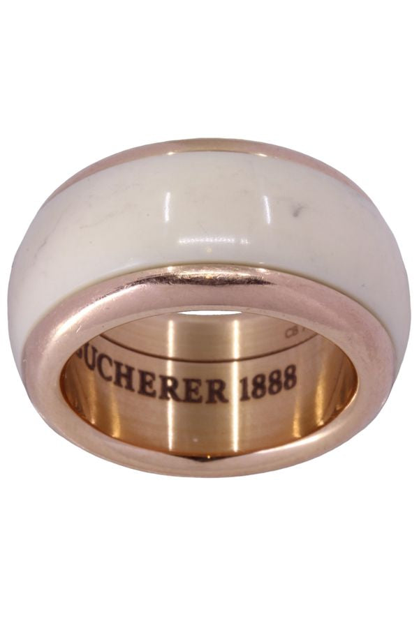 Bucherer, Bague Variato, Or jaune 18K, Céramique Hybride